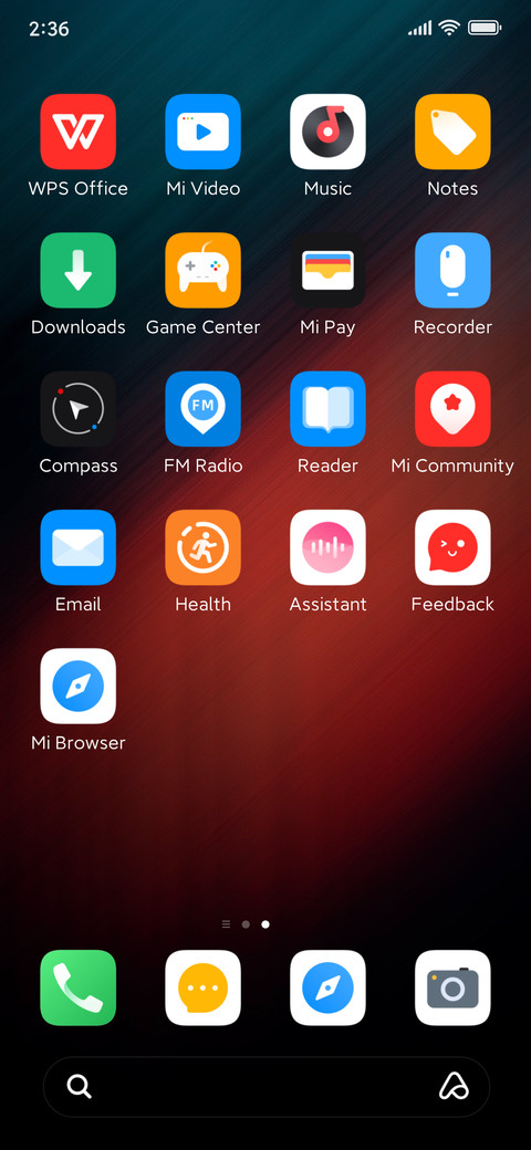 Clean UI screenshot