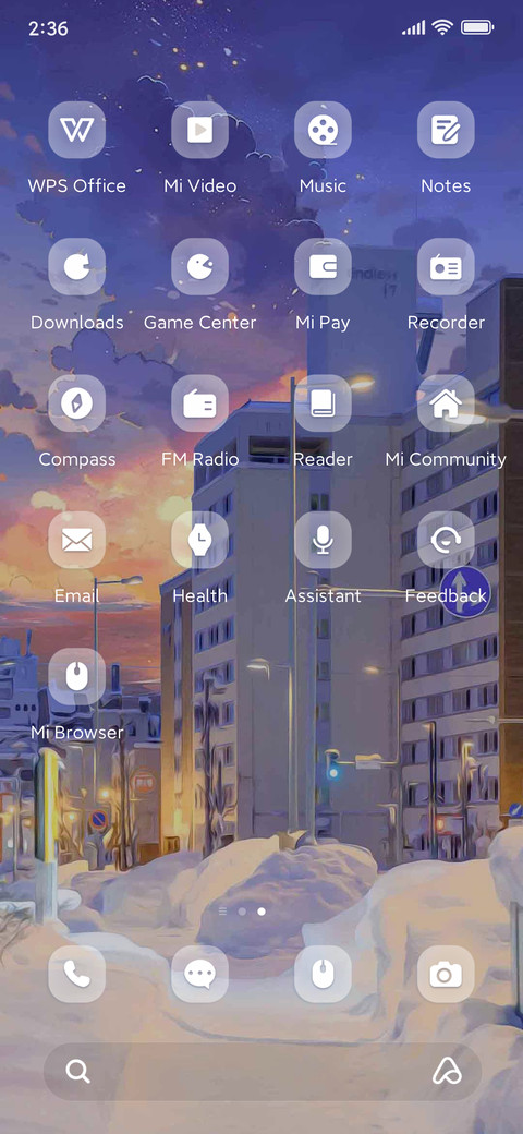 White anime world screenshot