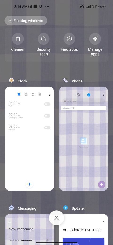 Angel sticky notes screenshot