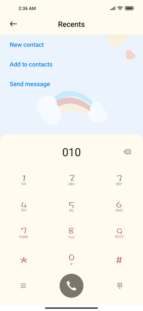 Cute bunny notes screenshot