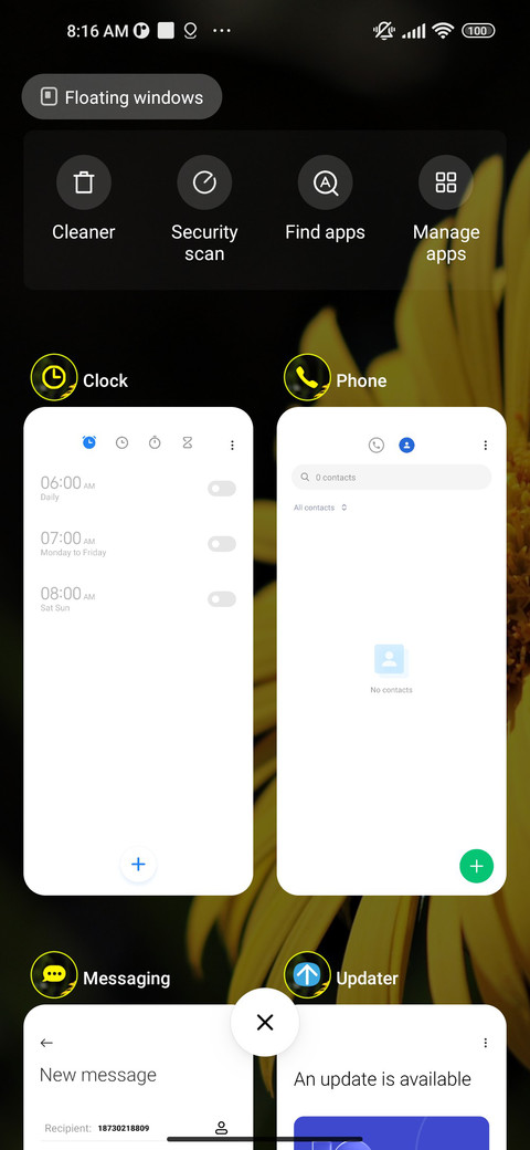 daisy yellow screenshot