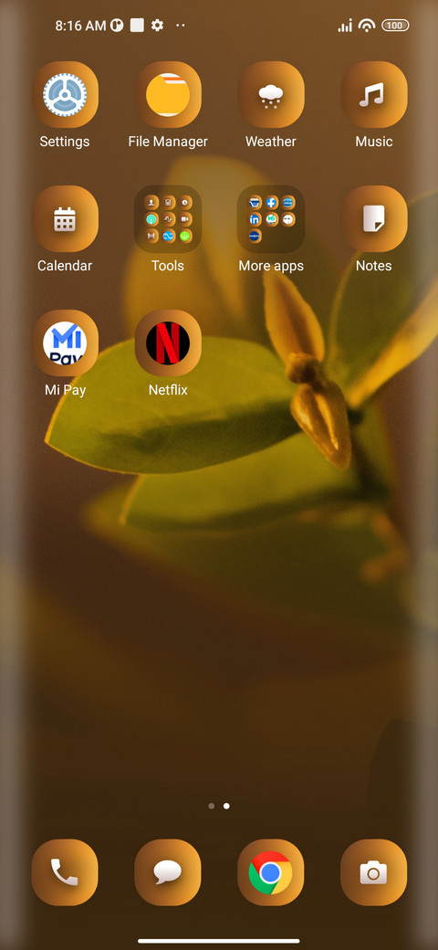 Warm screenshot