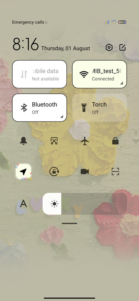 Canvas flower screenshot
