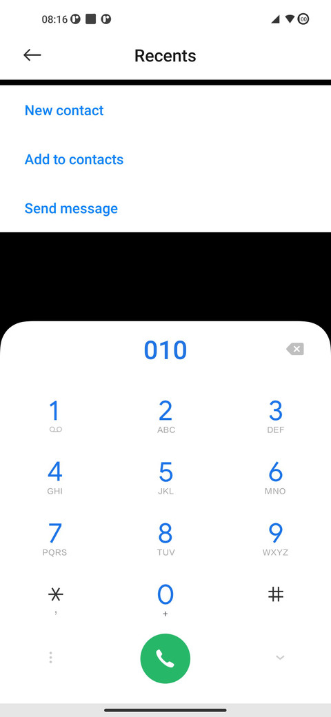 OxygenOS dark screenshot