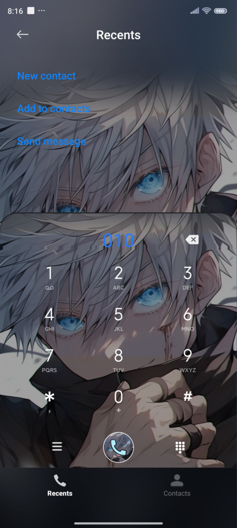 White haired boy screenshot