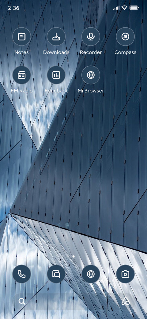 Blue Glass screenshot