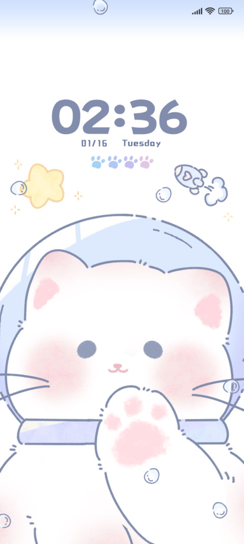 Cute Space Kitty screenshot