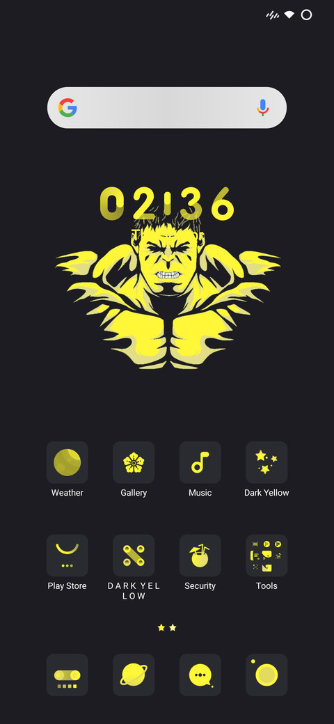 Dark Yellow screenshot