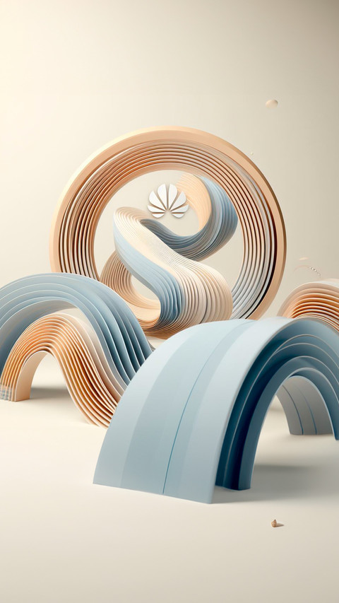 Colorful Curves Color Abstract I screenshot
