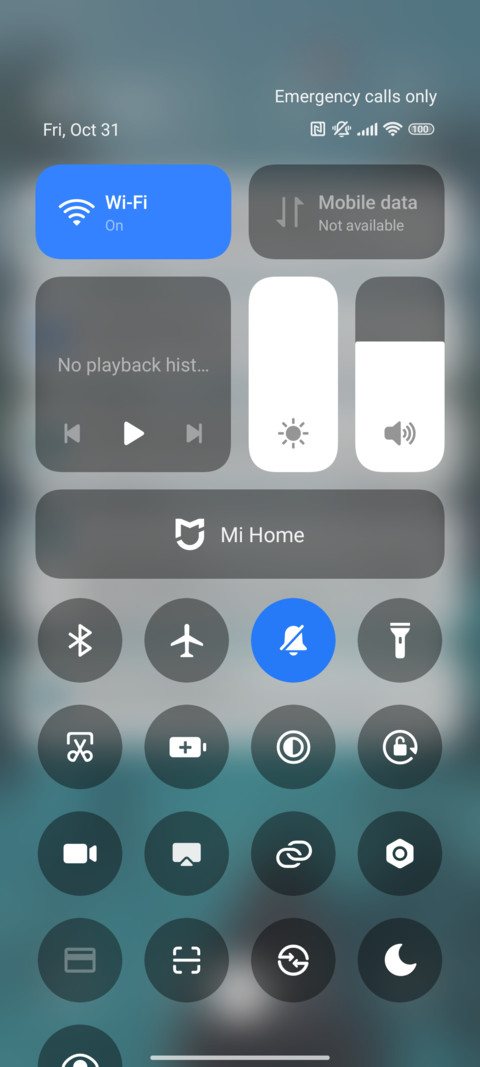 Blue screenshot