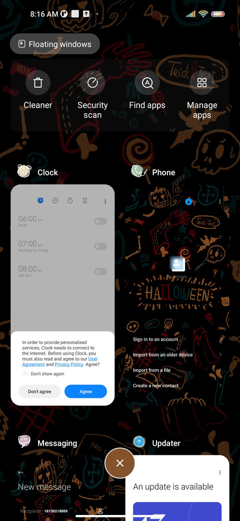 Halloween graffiti screenshot