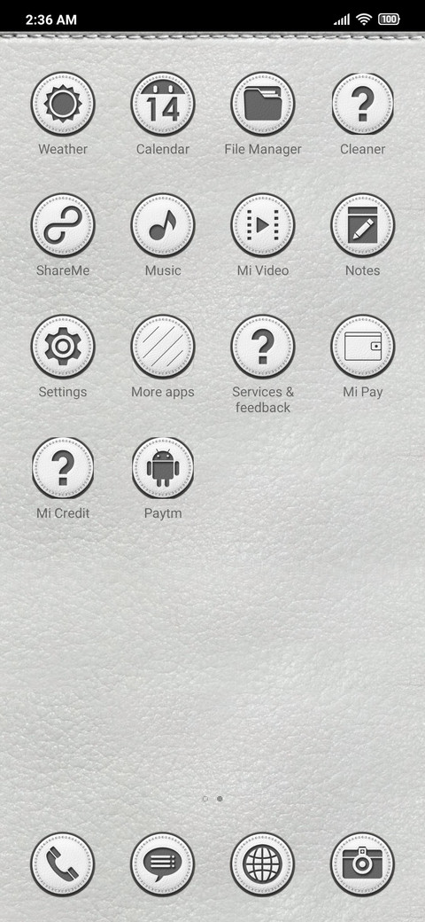 White Leather screenshot