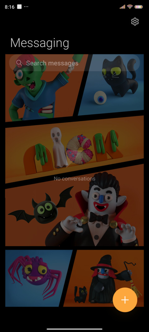 Halloween party screenshot
