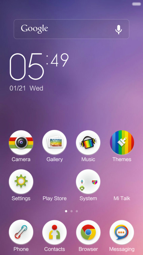 Color screenshot