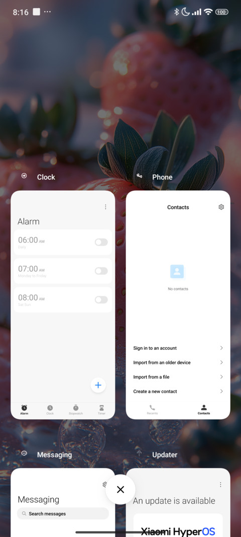 Refresh Strawberry screenshot