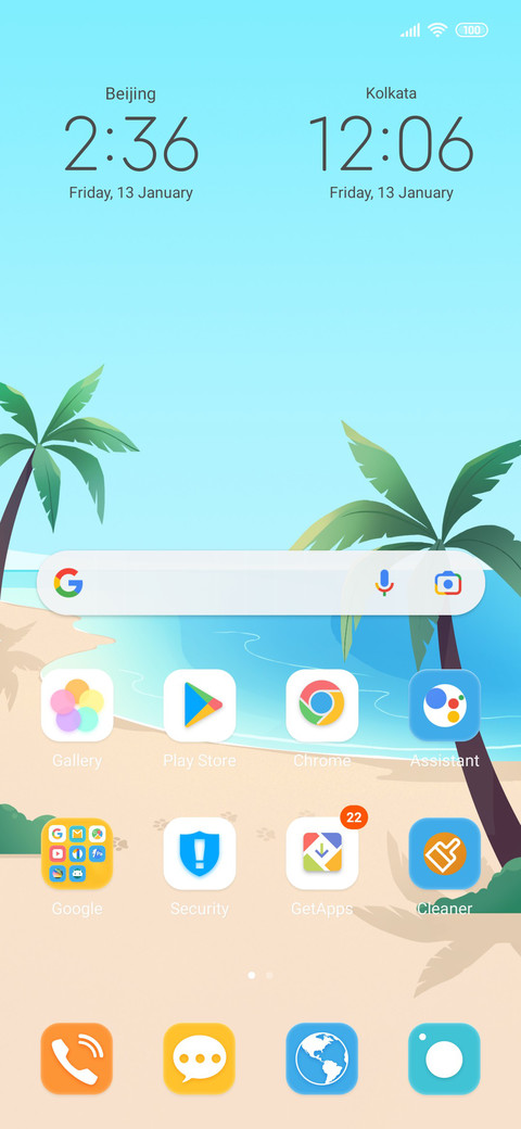 A calm day screenshot