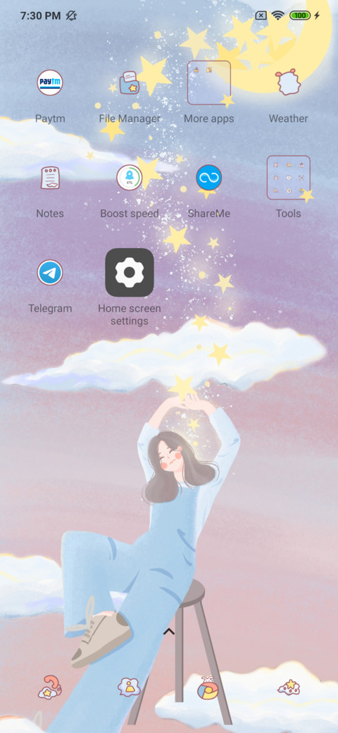 Stars fall screenshot