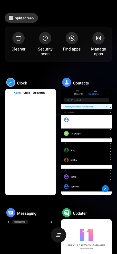 Android 10 v11 screenshot