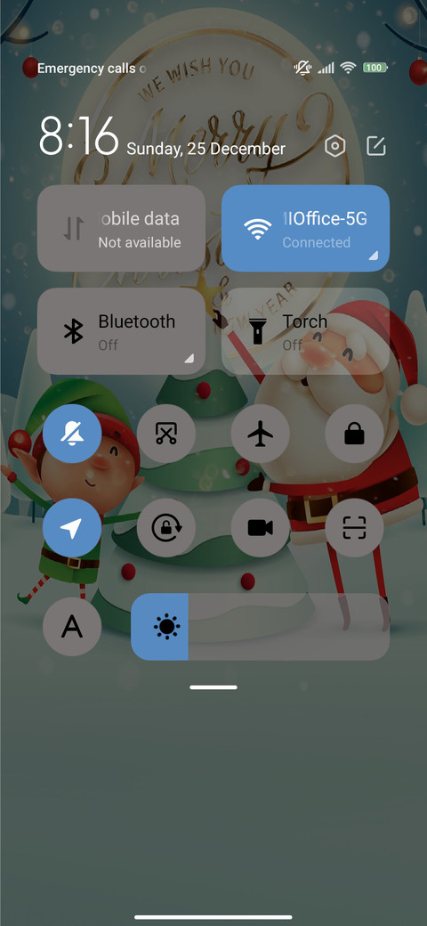 Christmas tree screenshot