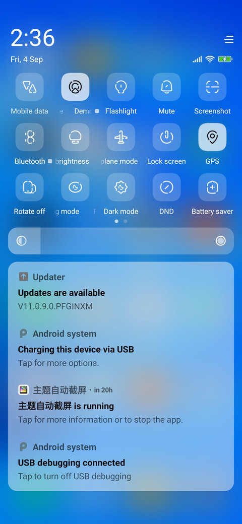 Mi mix Alfa screenshot