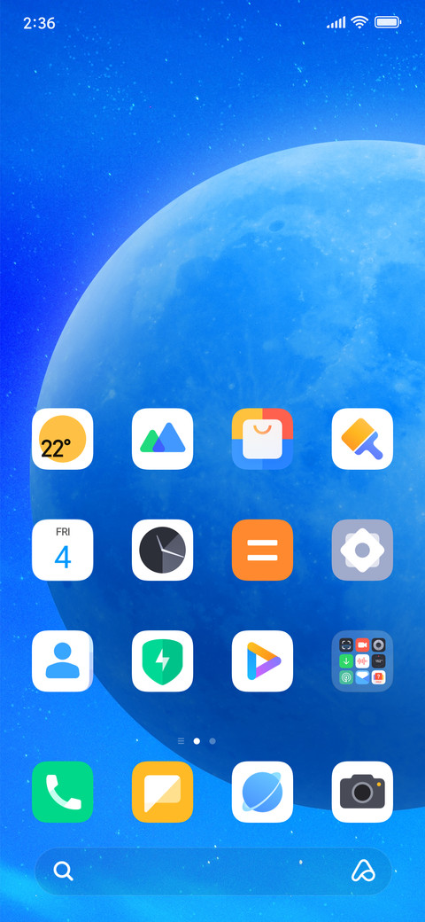 Mi mix Alfa screenshot