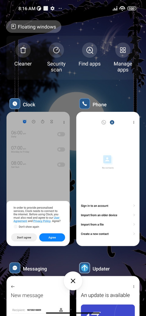 Swing screenshot