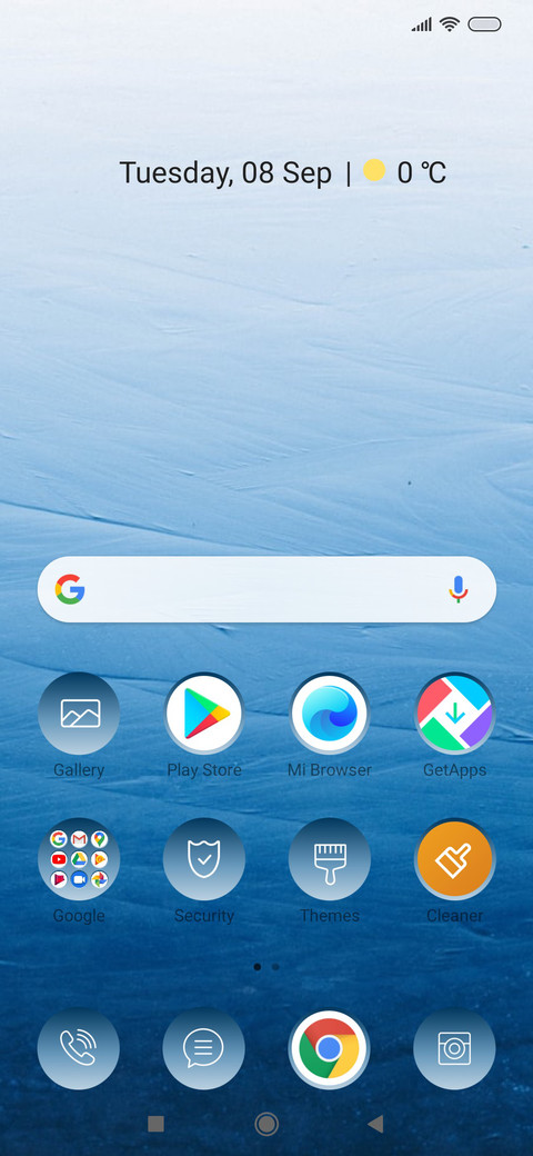 Calm Blue Beach_3MDS screenshot