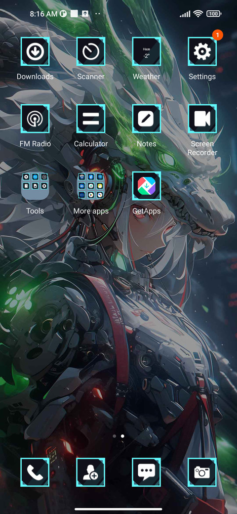 Cyber Dragon Girl screenshot