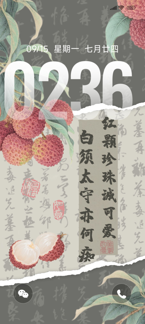 古风红颗荔枝 screenshot