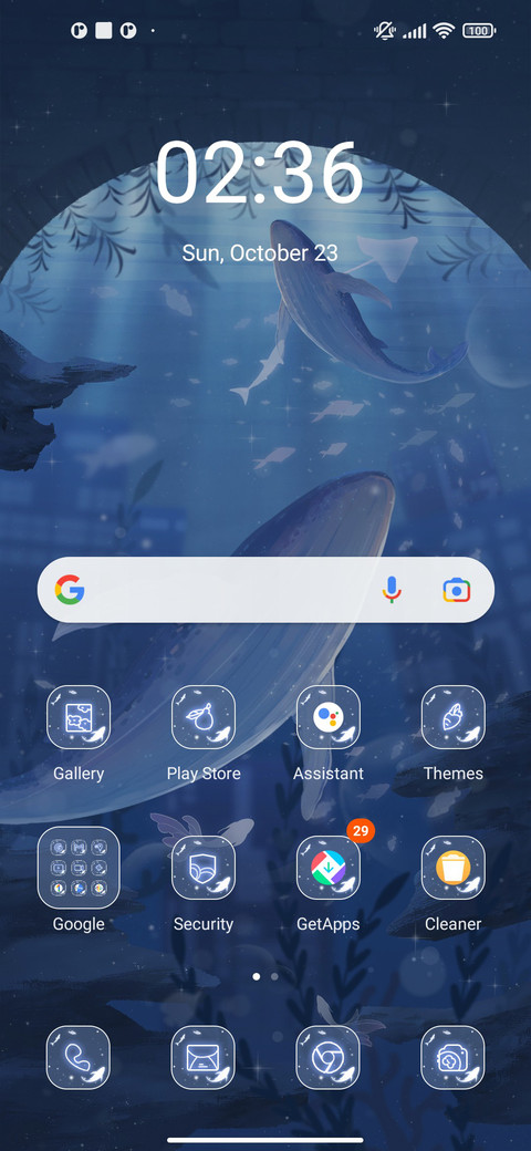 Like whale sea screenshot