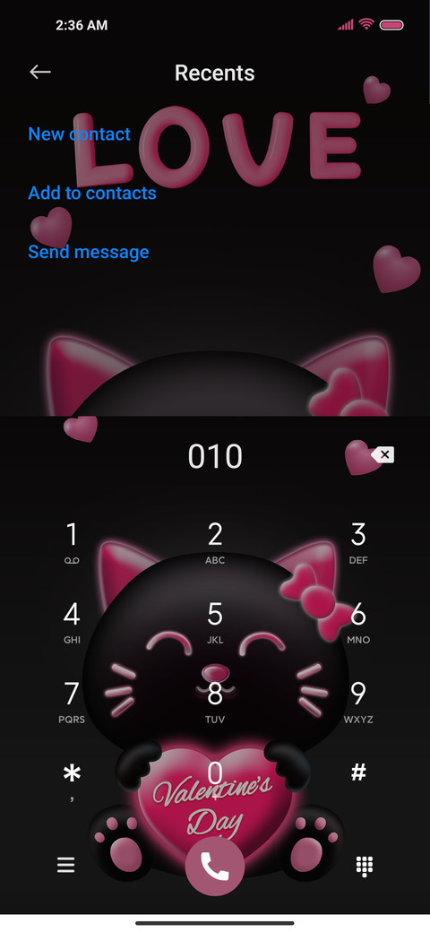 Valentine's kitten screenshot