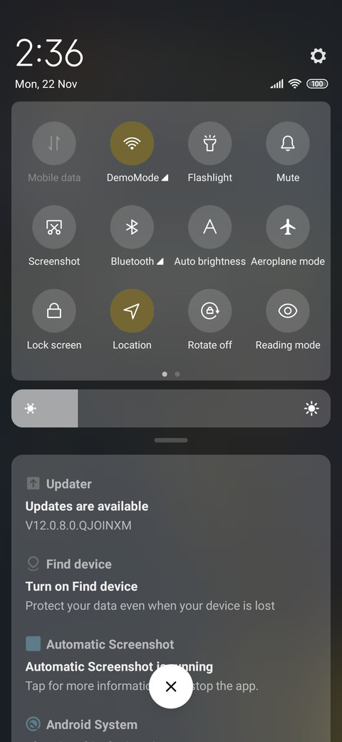 Gold luxury screenshot