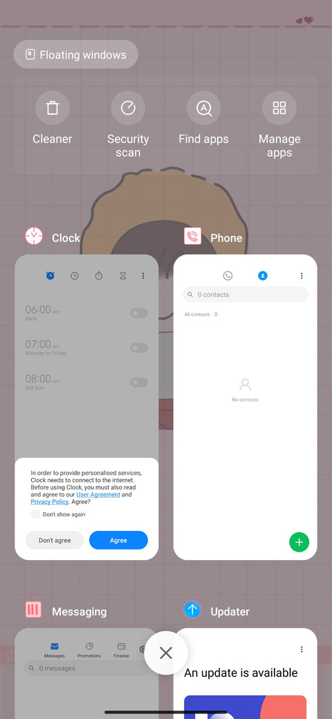 Customize screenshot