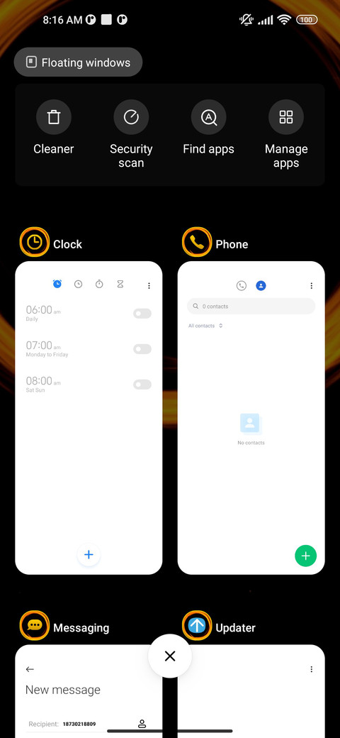 Dynamic view screenshot