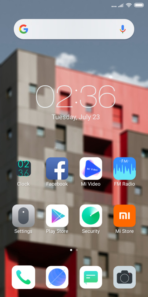 Building screenshot