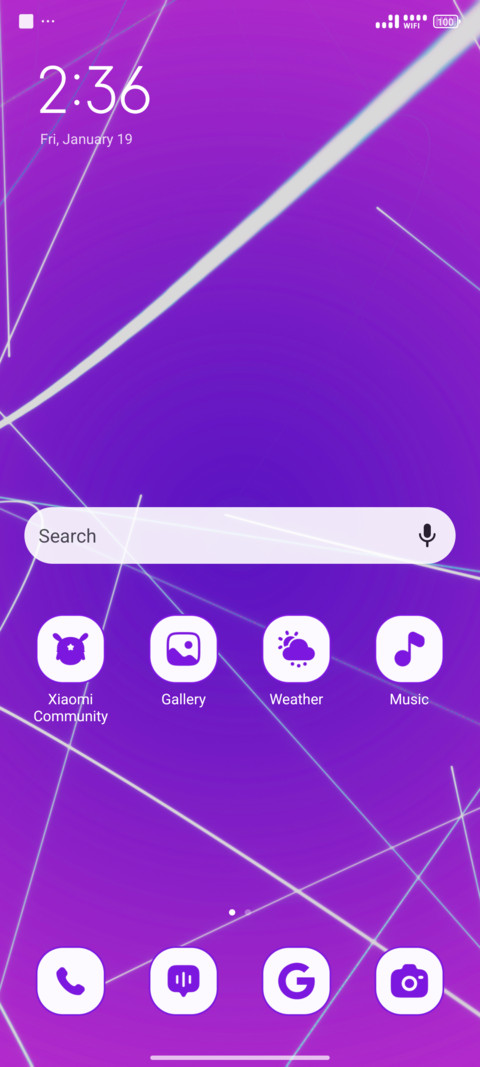 Abstract Gradient screenshot
