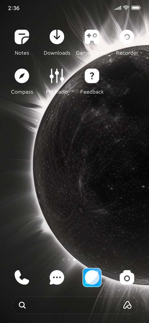 Eclipse of the sun screenshot