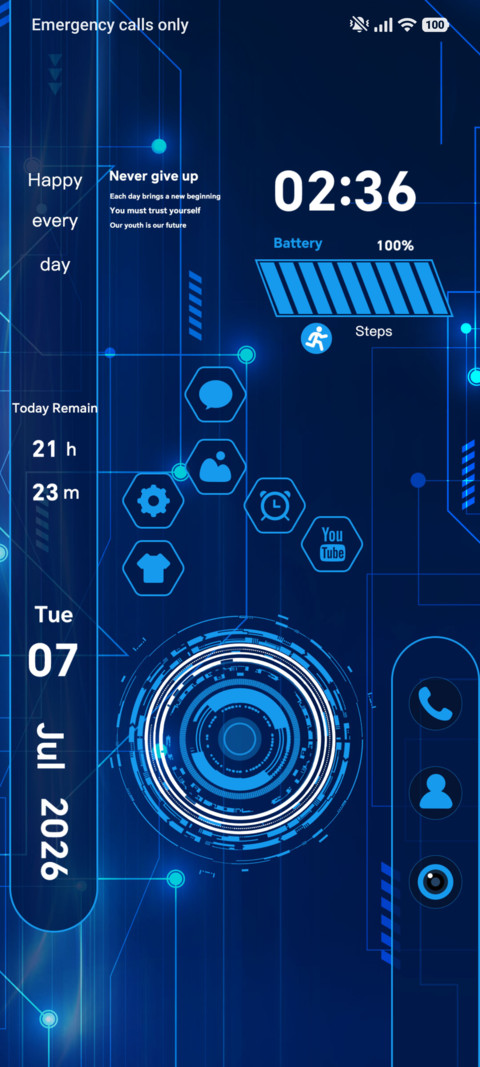 Dark Tech Style screenshot