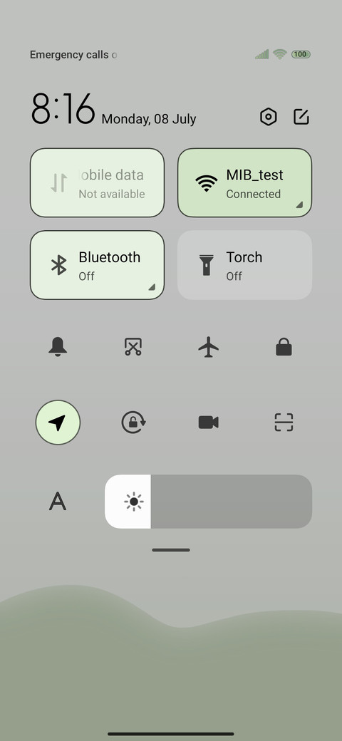 Fresh grass green screenshot