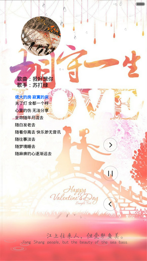 最美的邂逅（锁屏动态） screenshot