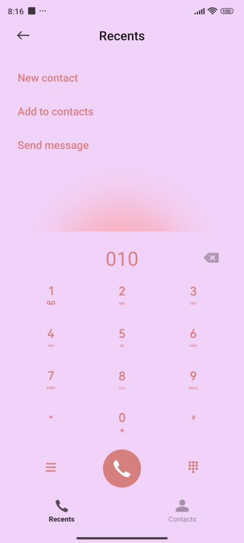 Minimalist Pink screenshot