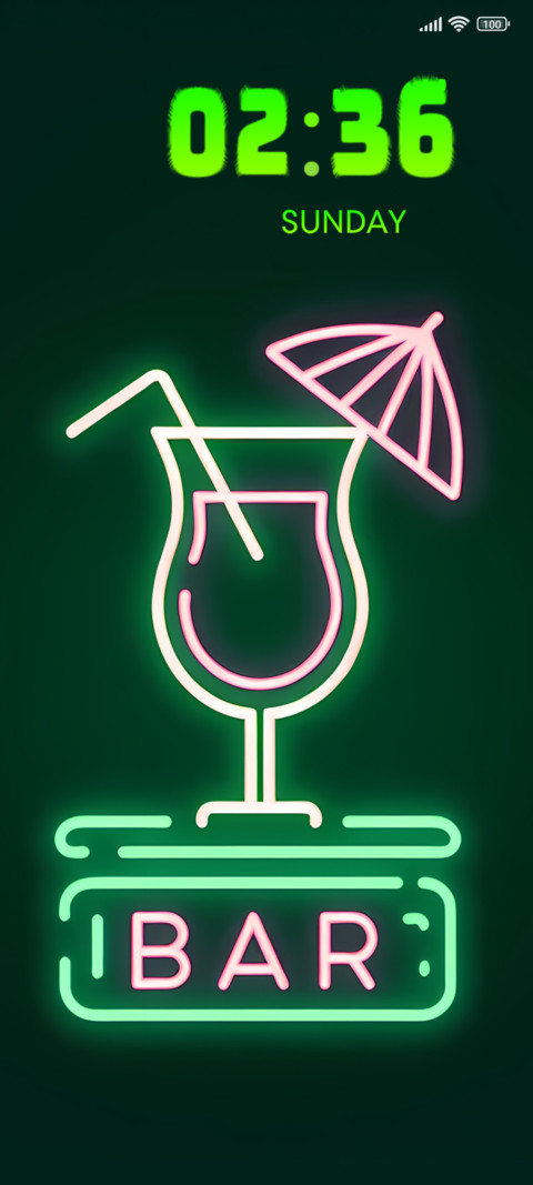 neon bar screenshot