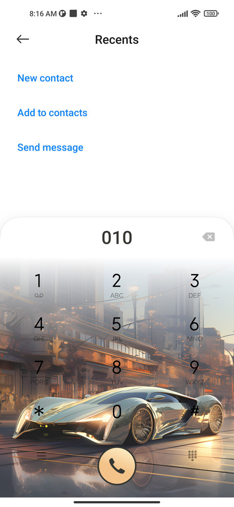 Golden Automobile screenshot