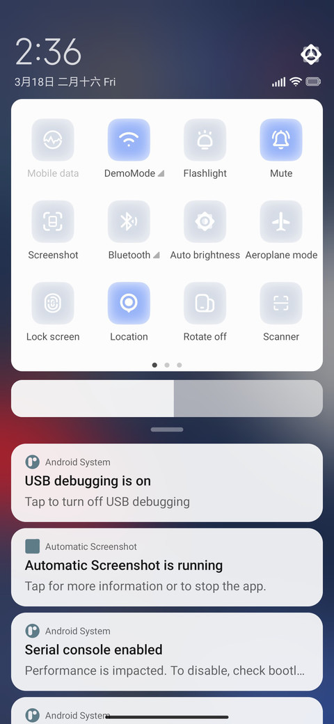 Geometric screenshot