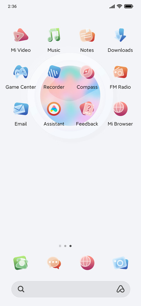 Three Screen Fluid screenshot