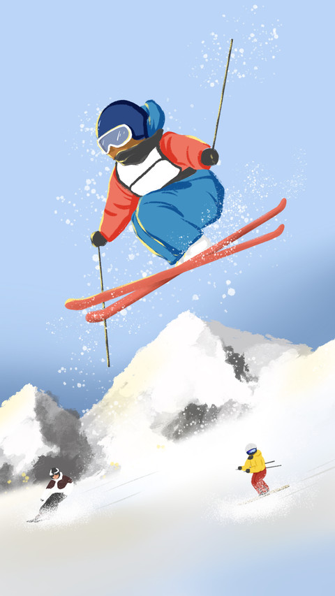 Super burning poster for the Winter Olympics 73 screenshot