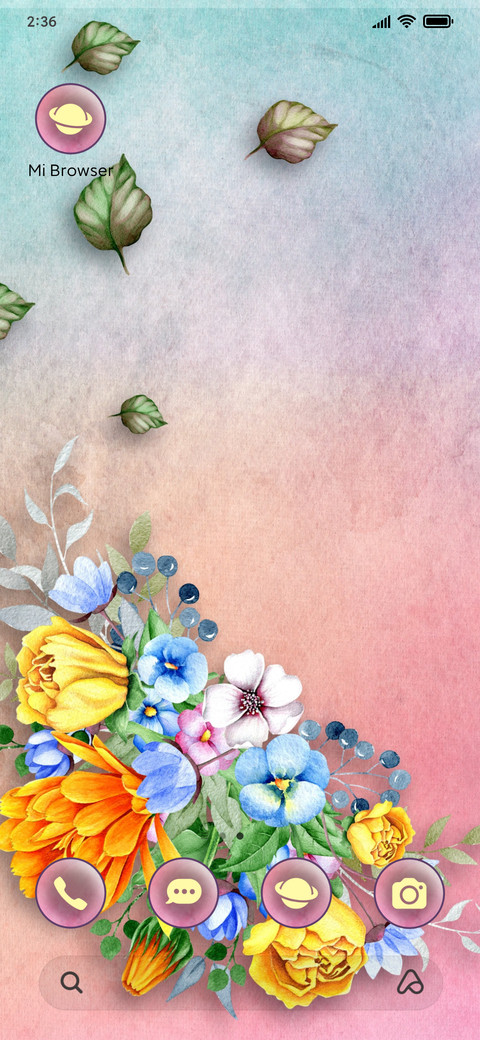 pastel flower screenshot