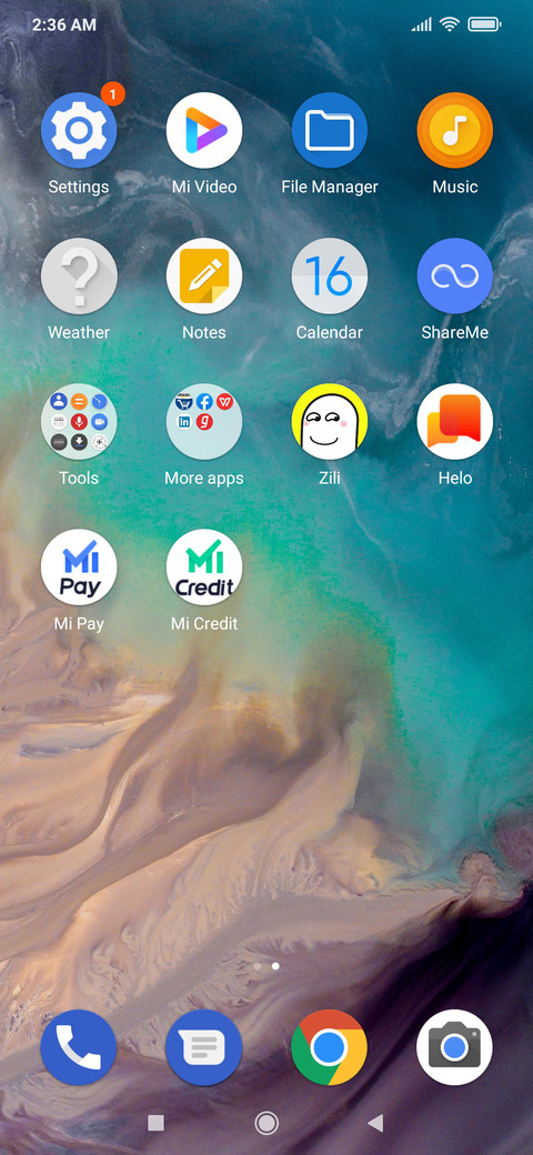 Android Pie screenshot