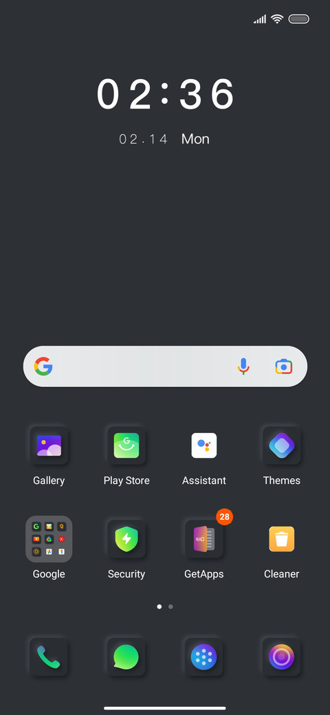 black gradient screenshot