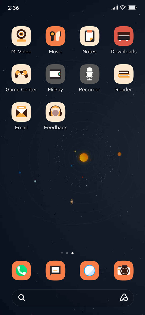 Cosmic planet screenshot